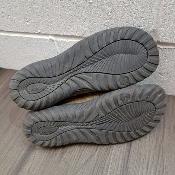 JSPORT Women's Casual Memory Foam Faux Shearling Brown Slip On Shoes Size 7.5 M - Picture 6 of 9